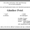 Petri Guenther 1927-2008Todesanzeige